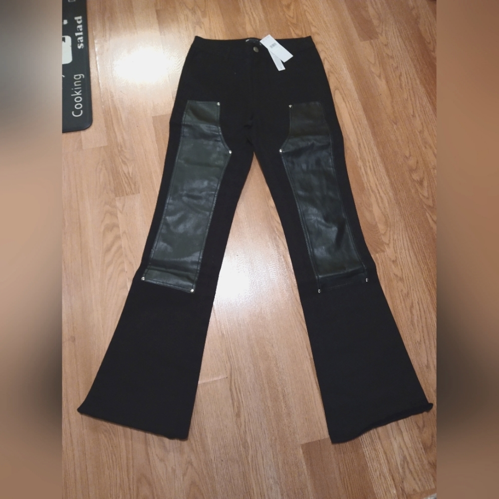 Black Flare Bottom Asos Pants